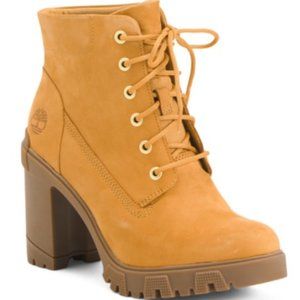 Timberland Lana Peak Suede Lace Up Boots Size 8 NIB